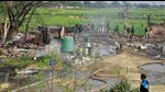 Blast at a cracker unit in Kaushambi had left seven dead on Sunday. (HT) Blast at a cracker unit in Kaushambi had left seven dead on Sunday. (HT)