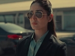 Yami Gautam in Article 370. She plays a police officer in the movie. Yami Gautam in Article 370. She plays a police officer in the movie.