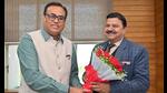 Retired Varanasi district judge, Ajay Krishna Vishwesh (right) (Sourced) Retired Varanasi district judge, Ajay Krishna Vishwesh (right) (Sourced)