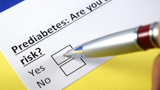 Prediabetes happens when your blood sugar levels are elevated but not high enough to be diagnosed as diabetes.(Shutterstock) Prediabetes happens when your blood sugar levels are elevated but not high enough to be diagnosed as diabetes.(Shutterstock)