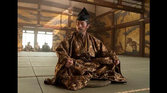 Hiroyuki Sanada as Toranga in Shogun Hiroyuki Sanada as Toranga in Shogun
