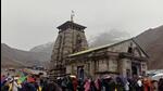 View of the Kedarnath shrine. (HT file photo.) View of the Kedarnath shrine. (HT file photo.)