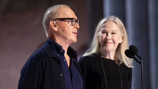 Michael Keaton and Katherine O'Hara will present an award together. Michael Keaton returned as Batman in last year's The Flash. 