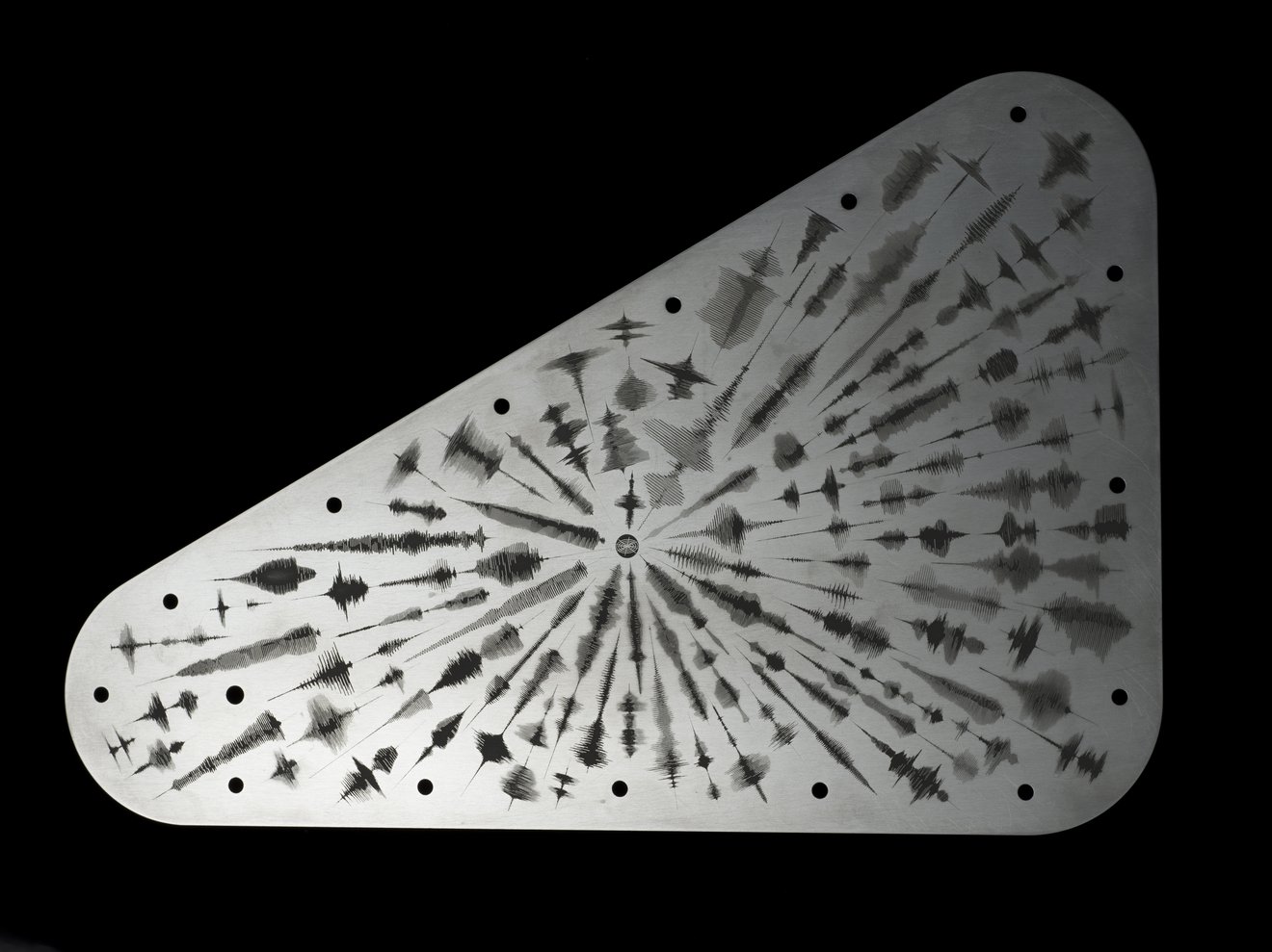 The art on the inward side of the plate, which will seal an opening of the vault on NASA’s Europa Clipper.(NASA/JPL-Caltech) The art on the inward side of the plate, which will seal an opening of the vault on NASA’s Europa Clipper.(NASA/JPL-Caltech)