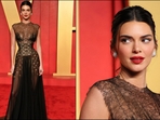 Kendall Jenner stuns in sizzling black lace detailing dress at the 2024 Oscars Vanity Fair after party Kendall Jenner stuns in sizzling black lace detailing dress at the 2024 Oscars Vanity Fair after party