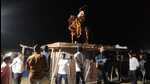 The district administration’s decision to remove the statue triggers a protest on Thursday night at Kannauj’s Indargarh town. (Sourced) The district administration’s decision to remove the statue triggers a protest on Thursday night at Kannauj’s Indargarh town. (Sourced)