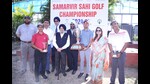 Winners of the IGU Samarvir Sahi Amateur Golf Championship being felicitated at Chandigarh Golf Club on Friday. (HT Photo) Winners of the IGU Samarvir Sahi Amateur Golf Championship being felicitated at Chandigarh Golf Club on Friday. (HT Photo)