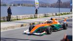 A participant at the Formula-4 Indian Racing Festival 2024 near the Dal Lake in Srinagar on Sunday. (PTI) A participant at the Formula-4 Indian Racing Festival 2024 near the Dal Lake in Srinagar on Sunday. (PTI)