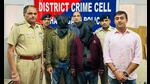 The accused in the custody of Chandigarh Police. (HT PHOTO) The accused in the custody of Chandigarh Police. (HT PHOTO)