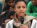 Shehla Rashid. (Photo by Vipin Kumar/Hindustan Times) Shehla Rashid. (Photo by Vipin Kumar/Hindustan Times)