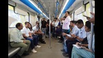 According to Cybage, more than 300 employees are currently using the metro as the service from Kalyaninagar station has recently resumed. (HT PHOTO) According to Cybage, more than 300 employees are currently using the metro as the service from Kalyaninagar station has recently resumed. (HT PHOTO)