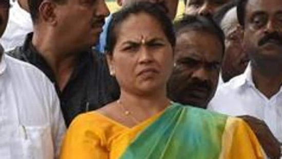 Election Commission files an FIR against Union minister Shobha Karandlaje(HT Photo ) Election Commission files an FIR against Union minister Shobha Karandlaje(HT Photo )