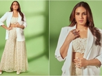 Huma Qureshi loves to dress up in chic pantsuits or Indo-Western attire and her latest look combines the two as she wears an ethnic co-ord set with a bossy blazer. The actress is a total stunner and continues to hit fashion targets like a pro. Just a day ago, she wowed her fans in a bright yellow anarkali ensemble and this time in an ethereal white look, Huma proves her fashion savvy. She is quite active on social media and her glam Insta diaries filled with fashion-forward looks are a treasure trove of style inspiration. Her latest appearance is no exception and is sure to inspire your wardrobe. (Instagram/@iamhumaq) Huma Qureshi loves to dress up in chic pantsuits or Indo-Western attire and her latest look combines the two as she wears an ethnic co-ord set with a bossy blazer. The actress is a total stunner and continues to hit fashion targets like a pro. Just a day ago, she wowed her fans in a bright yellow anarkali ensemble and this time in an ethereal white look, Huma proves her fashion savvy. She is quite active on social media and her glam Insta diaries filled with fashion-forward looks are a treasure trove of style inspiration. Her latest appearance is no exception and is sure to inspire your wardrobe. (Instagram/@iamhumaq)