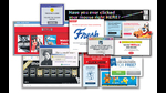 At top right, the first ad on the internet, an AT&T banner from 1994. Elsewhere, the pop-ups and spam that came soon after. Today’s infiltration is much more subtle, customised, based on data often gathered without the user’s overt knowledge. At top right, the first ad on the internet, an AT&T banner from 1994. Elsewhere, the pop-ups and spam that came soon after. Today’s infiltration is much more subtle, customised, based on data often gathered without the user’s overt knowledge.