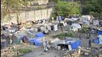 Slum at the next to the railway track at Mahim scrapyard. (Anshuman Poyrekar/HT Photo) Slum at the next to the railway track at Mahim scrapyard. (Anshuman Poyrekar/HT Photo)