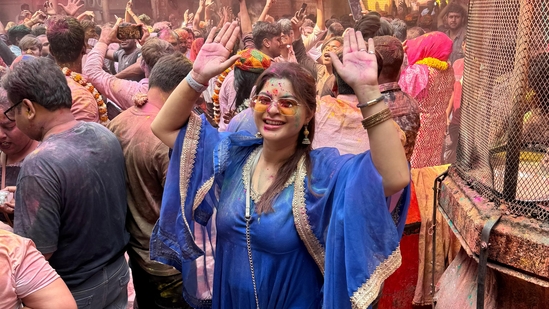 Sneha Wagh on her visit to Barsana, Vrindavan Sneha Wagh on her visit to Barsana, Vrindavan