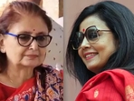 Amrita Roy (left), a member of erstwhile royalty and BJP candidate against Trinamool Congress leader Mahua Moitra in Krishnanagar Lok Sabha constituency. Amrita Roy (left), a member of erstwhile royalty and BJP candidate against Trinamool Congress leader Mahua Moitra in Krishnanagar Lok Sabha constituency.