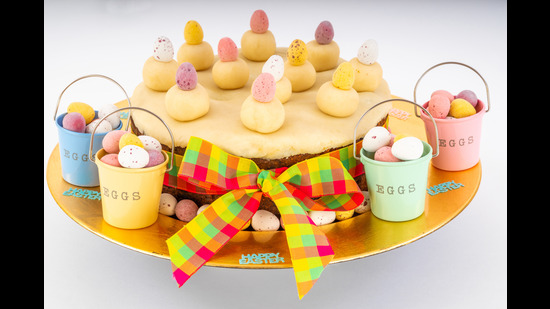 Britain’s simnel cake is topped with 11 marzipan balls representing the apostles, minus Judas. (Adobe Stock) Britain’s simnel cake is topped with 11 marzipan balls representing the apostles, minus Judas. (Adobe Stock)