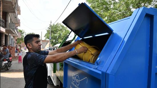 From April 2023, Panchkula MC started collecting user solid waste management (SWM) charges from all residential, commercial and institutional units under its ambit. (HT File Photo for reference) From April 2023, Panchkula MC started collecting user solid waste management (SWM) charges from all residential, commercial and institutional units under its ambit. (HT File Photo for reference)
