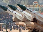 India produces a raft of weapons and systems including the Tejas light combat aircraft (LCA), different types of helicopters, warships, tanks, artillery guns, warships, missiles, rockets, a variety of military vehicles and ammunition.(HT_PRINT) India produces a raft of weapons and systems including the Tejas light combat aircraft (LCA), different types of helicopters, warships, tanks, artillery guns, warships, missiles, rockets, a variety of military vehicles and ammunition.(HT_PRINT)