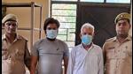 The two suspects in police custody on Tuesday. (HT Photo) The two suspects in police custody on Tuesday. (HT Photo)