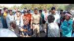 Footage recovered from a CCTV camera captured the accused fleeing from the spot after the incident. (HT) Footage recovered from a CCTV camera captured the accused fleeing from the spot after the incident. (HT)