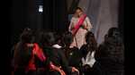 Saswati Sen coaching the Bhatkhande University students in a three-day Kathak workshop (HT Photo) Saswati Sen coaching the Bhatkhande University students in a three-day Kathak workshop (HT Photo)