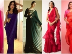 Get ready to slay this Chaitra Navratri with nine trendy celeb-inspired saree outfits(Instagram) Get ready to slay this Chaitra Navratri with nine trendy celeb-inspired saree outfits(Instagram)