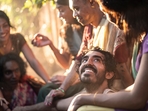Dev Patel in a scene from the film Monkey Man.(AP) Dev Patel in a scene from the film Monkey Man.(AP)