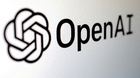 OpenAI logo is seen. As per this process, over one million hours of video content was transcribed which raised concerns about compliance with YouTube's policies (Reuters)