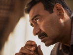 Maidaan review: Ajay Devgn in a still from the film. He plays a football coach in the movie. Maidaan review: Ajay Devgn in a still from the film. He plays a football coach in the movie.