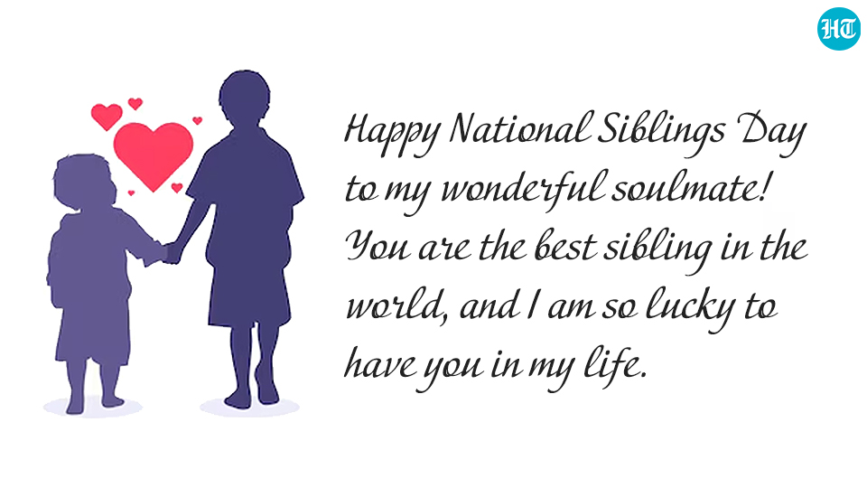 National Siblings Day 2024:On this day, brothers and sisters show their appreciation for each other. (HT Photo) National Siblings Day 2024:On this day, brothers and sisters show their appreciation for each other. (HT Photo)