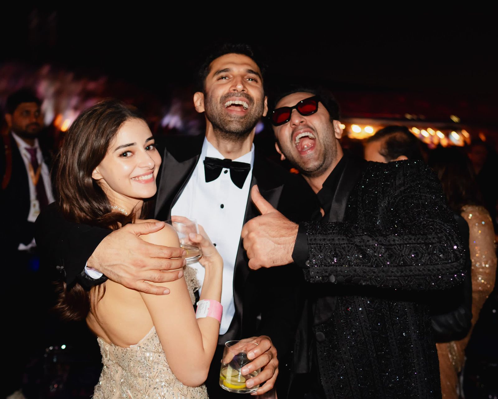 Aditya and Ananya with Ranbir at Anant Ambani and Radhika Merchant's pre-wedding bash Aditya and Ananya with Ranbir at Anant Ambani and Radhika Merchant's pre-wedding bash