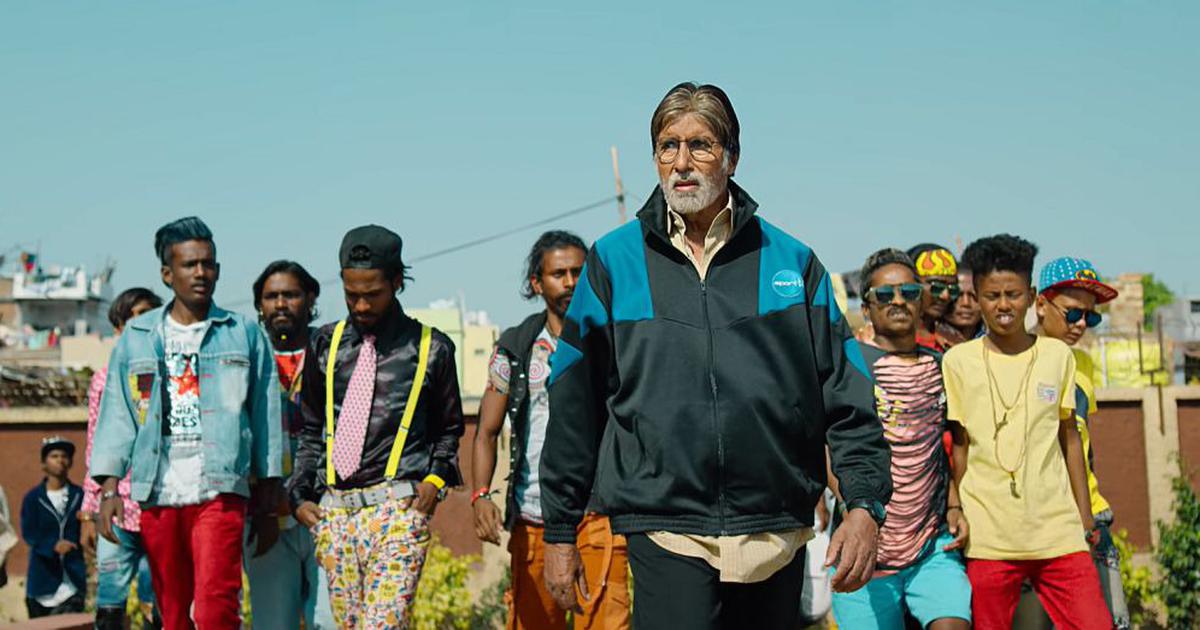 Amitabh Bachchan as Vijay Barse in Jhund Amitabh Bachchan as Vijay Barse in Jhund