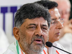 Dy CM D K Shivakumar. (PTI) Dy CM D K Shivakumar. (PTI)
