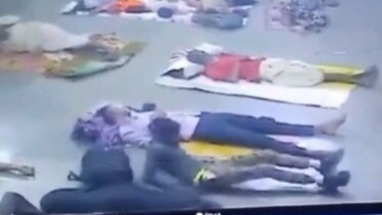 GRP Mahura released CCTV footage of the incident. (Screengrab) GRP Mahura released CCTV footage of the incident. (Screengrab)