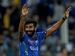 Mumbai Indians' Jasprit Bumrah celebrates(AFP) Mumbai Indians' Jasprit Bumrah celebrates(AFP)