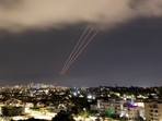 An anti-missile system operates after Iran launched drones and missiles towards Israel, as seen from Ashkelon, Israel.(Reuters) An anti-missile system operates after Iran launched drones and missiles towards Israel, as seen from Ashkelon, Israel.(Reuters)
