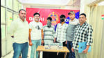 The two adult accused in police custody. One minor has been apprehended in the day light murder, police said. (HT Photo) The two adult accused in police custody. One minor has been apprehended in the day light murder, police said. (HT Photo)