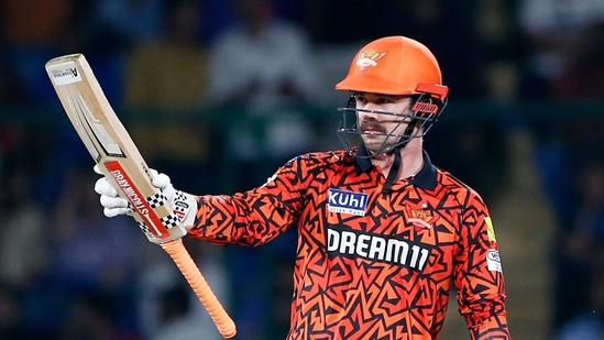 Travis Head set the stage on fire with a 16-ball half-century as Sunrisers Hyderabad posted 266/7 in 20 overs. He was named Player of the Match for his 89-run knock.(ANI )