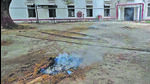 despite the health hazard posed by the smoke to these patients, the waste is allegedly being burned by the sanitary staff. (HT PHOTO) despite the health hazard posed by the smoke to these patients, the waste is allegedly being burned by the sanitary staff. (HT PHOTO)