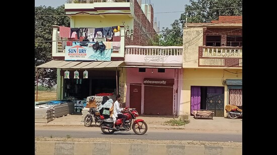 A view of the Habibpur area that has become part of Sangam city municipal limits. (HT File) A view of the Habibpur area that has become part of Sangam city municipal limits. (HT File)
