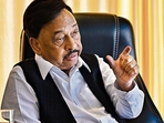 In an exclusive chat with HT, Rane says, “When I was in the Sena he saw me as a threat to his ambition of becoming CM. Even after I quit, he kept taking revenge. He initiated action against construction in my Mumbai house, lodged a false case to put me behind bars. He was expecting me to surrender. I did not. He will pay for what he has done to me.” (Anshuman Poyrekar/ Hindustan Times) In an exclusive chat with HT, Rane says, “When I was in the Sena he saw me as a threat to his ambition of becoming CM. Even after I quit, he kept taking revenge. He initiated action against construction in my Mumbai house, lodged a false case to put me behind bars. He was expecting me to surrender. I did not. He will pay for what he has done to me.” (Anshuman Poyrekar/ Hindustan Times)