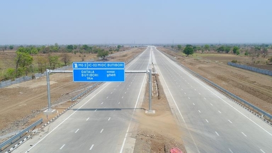 The expressway—touted as the dream project of deputy chief minister Devendra Fadnavis and a game-changer for the region—was inaugurated with much fanfare by PM Narendra Modi in December 2022. (HT PHOTO) (Hindustan Times) The expressway—touted as the dream project of deputy chief minister Devendra Fadnavis and a game-changer for the region—was inaugurated with much fanfare by PM Narendra Modi in December 2022. (HT PHOTO) (Hindustan Times)