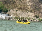 SDRF team searching for two tourists who were washed away in Ganga in Rishikesh on Sunday. SDRF team searching for two tourists who were washed away in Ganga in Rishikesh on Sunday.