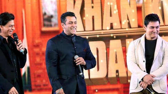 Aamir Khan shared that he met SRK and Salman recently and talked about starring in a film together. Aamir Khan shared that he met SRK and Salman recently and talked about starring in a film together.