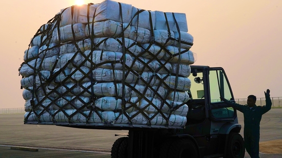 India sends 2nd batch of humanitarian aid to Gaza India sends 2nd batch of humanitarian aid to Gaza