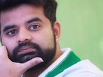 Prajwal Revanna is the grandson of former PM HD Deve Gowda and son of HD Revanna. Deve Gowda earlier represented Hassan seat in Lok Sabha (X/H_D_Devegowda) Prajwal Revanna is the grandson of former PM HD Deve Gowda and son of HD Revanna. Deve Gowda earlier represented Hassan seat in Lok Sabha (X/H_D_Devegowda)