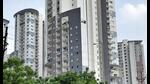 The authority has expressed its inability to issue permission for registry as land cost dues amounting to <span class='webrupee'>₹</span>166 crore is still pending from the realtor against Lotus 300 (above) in Sector 107, Noida. (HT Photo) The authority has expressed its inability to issue permission for registry as land cost dues amounting to <span class='webrupee'>₹</span>166 crore is still pending from the realtor against Lotus 300 (above) in Sector 107, Noida. (HT Photo)