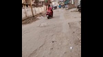 Poor condition of roads and drains in Kareli area of Prayagraj (HT Photo) Poor condition of roads and drains in Kareli area of Prayagraj (HT Photo)